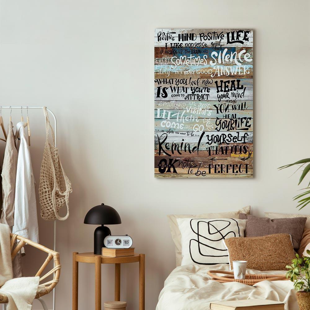 Leinwandbild - Positive Affirmations