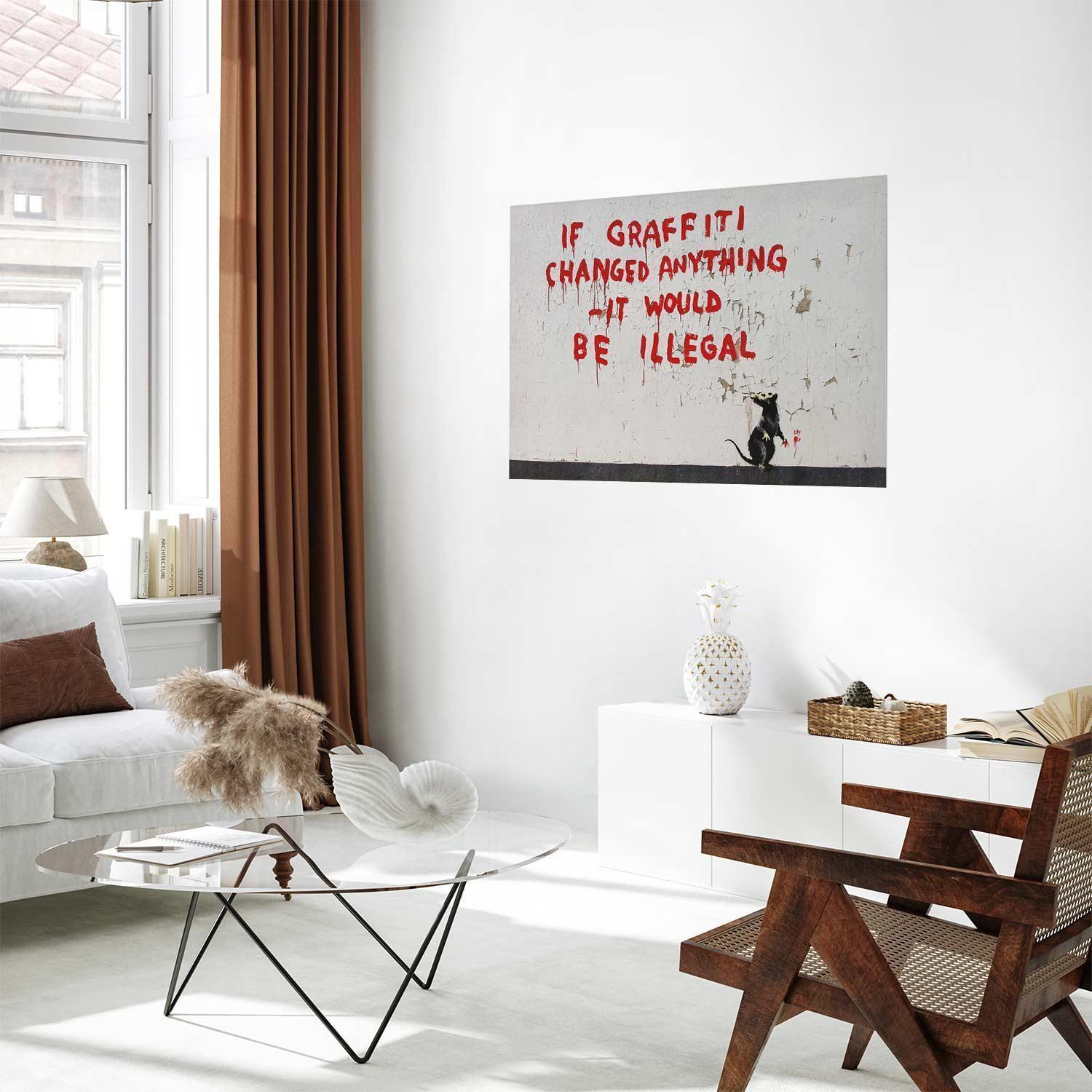 Poster - Graffiti Quote Artgeist