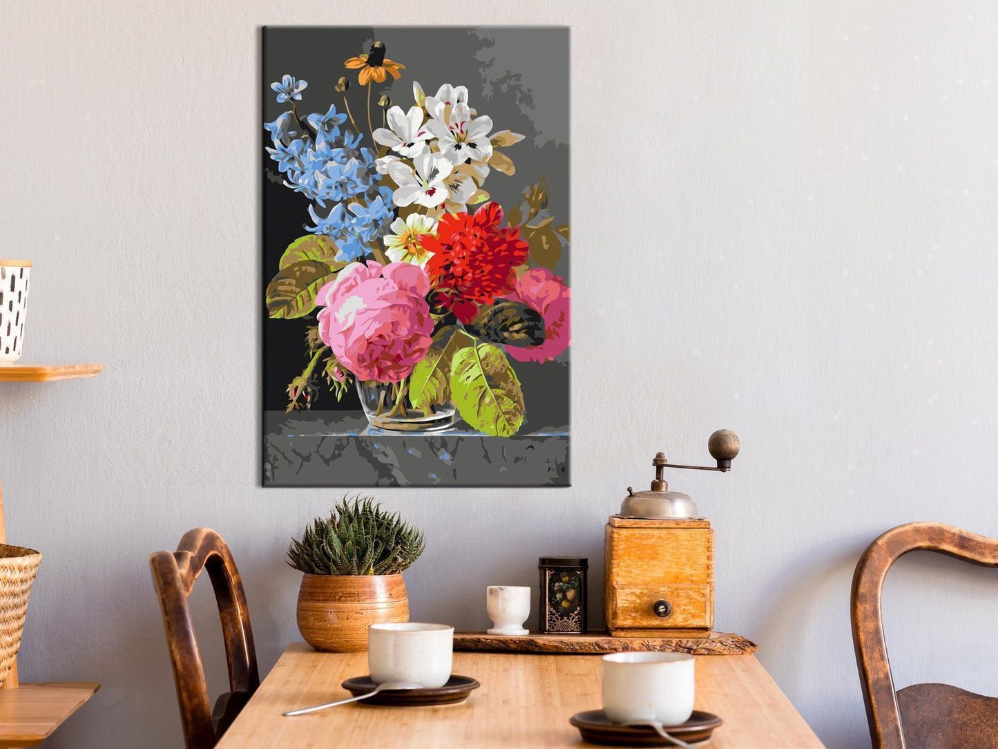 Malen nach Zahlen - Bouquet in a Glass