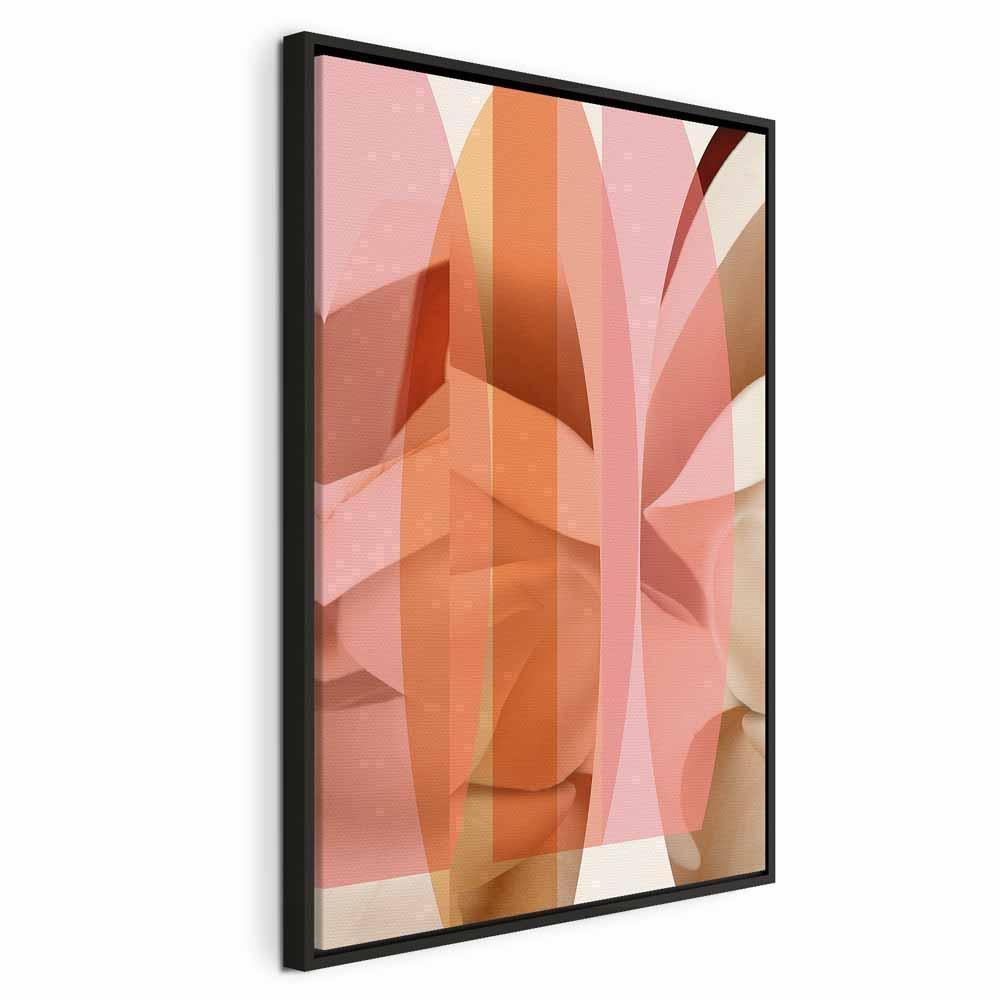 Leinwandbild - Floral Kaleidoscope (1 Part) Vertical