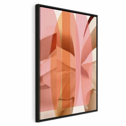 Leinwandbild - Floral Kaleidoscope (1 Part) Vertical