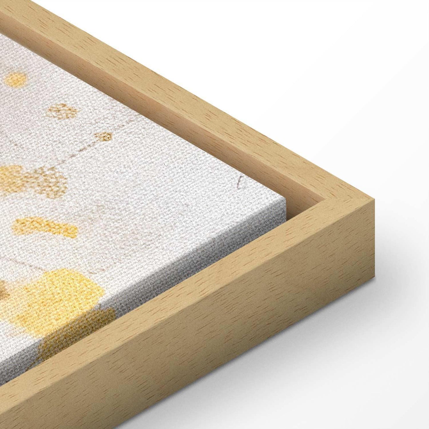 Leinwandbild - Herons and cherry blossoms - oriental-style illustration depicting birds