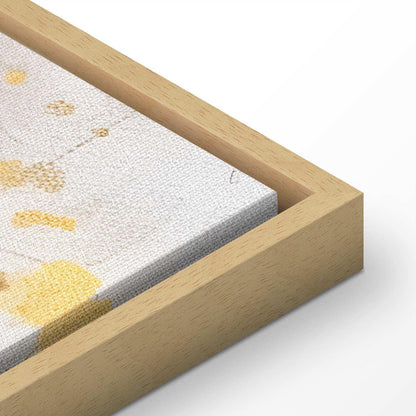 Leinwandbild - Herons and cherry blossoms - oriental-style illustration depicting birds