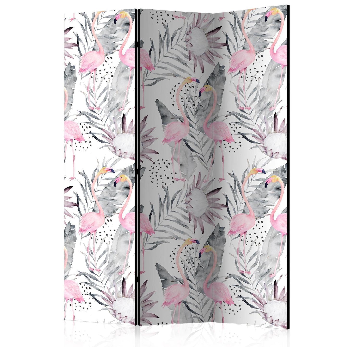 Paravent - Flamingos and Twigs Artgeist