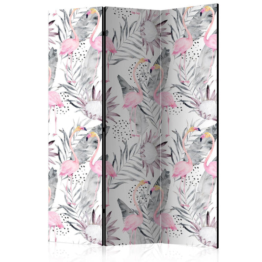 Paravent - Flamingos and Twigs Artgeist