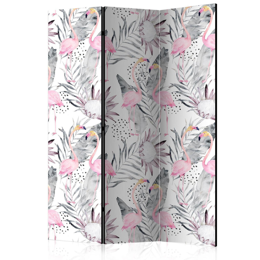 Paravent - Flamingos and Twigs Artgeist