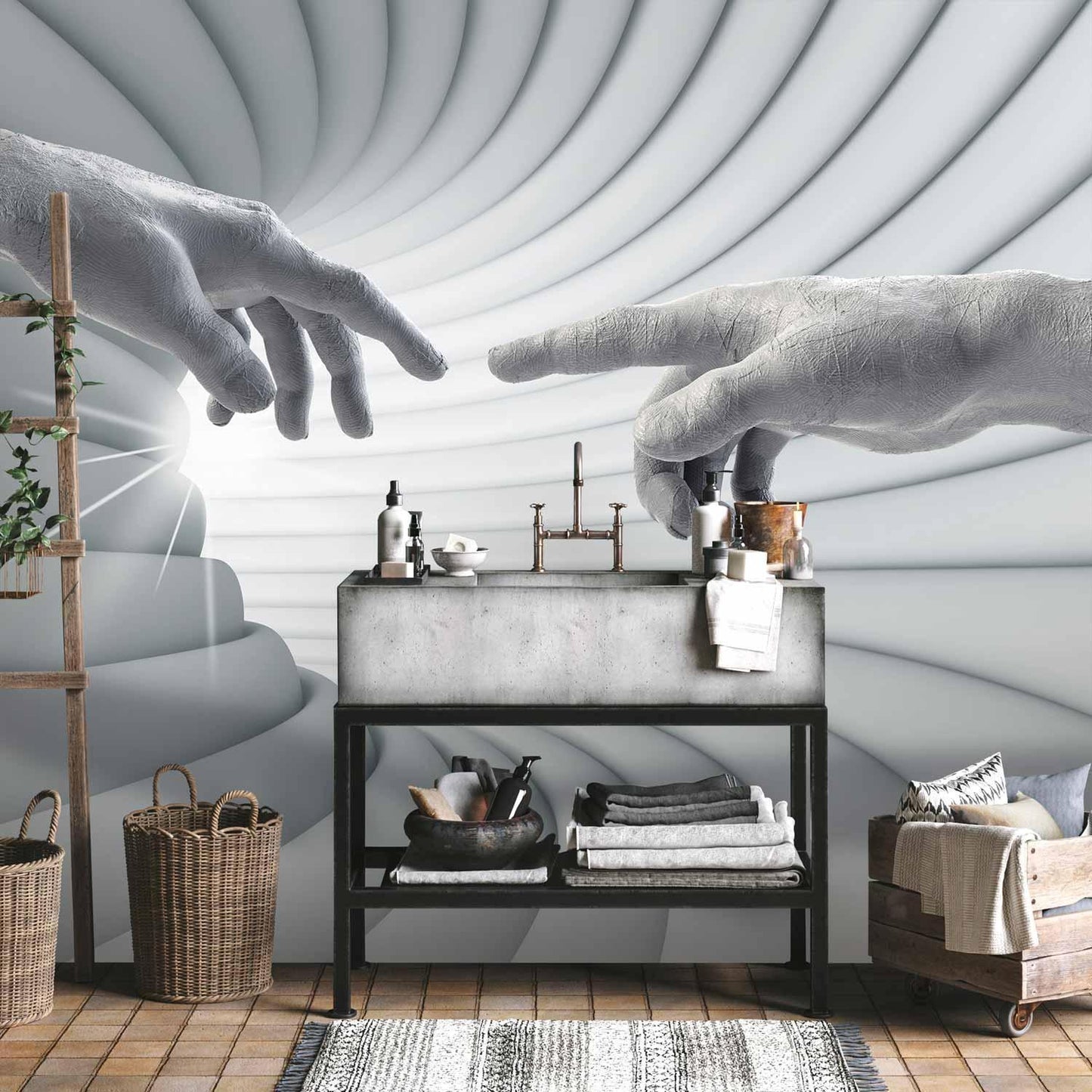 Fototapete - Touch of the Light