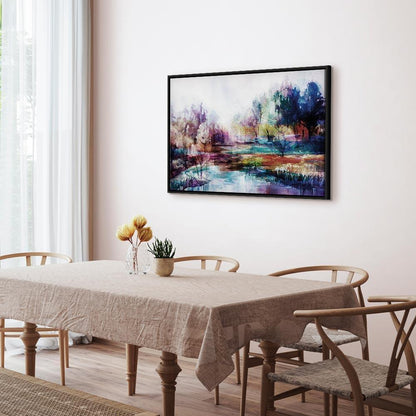 Leinwandbild - World in Paints (1 Part) Wide