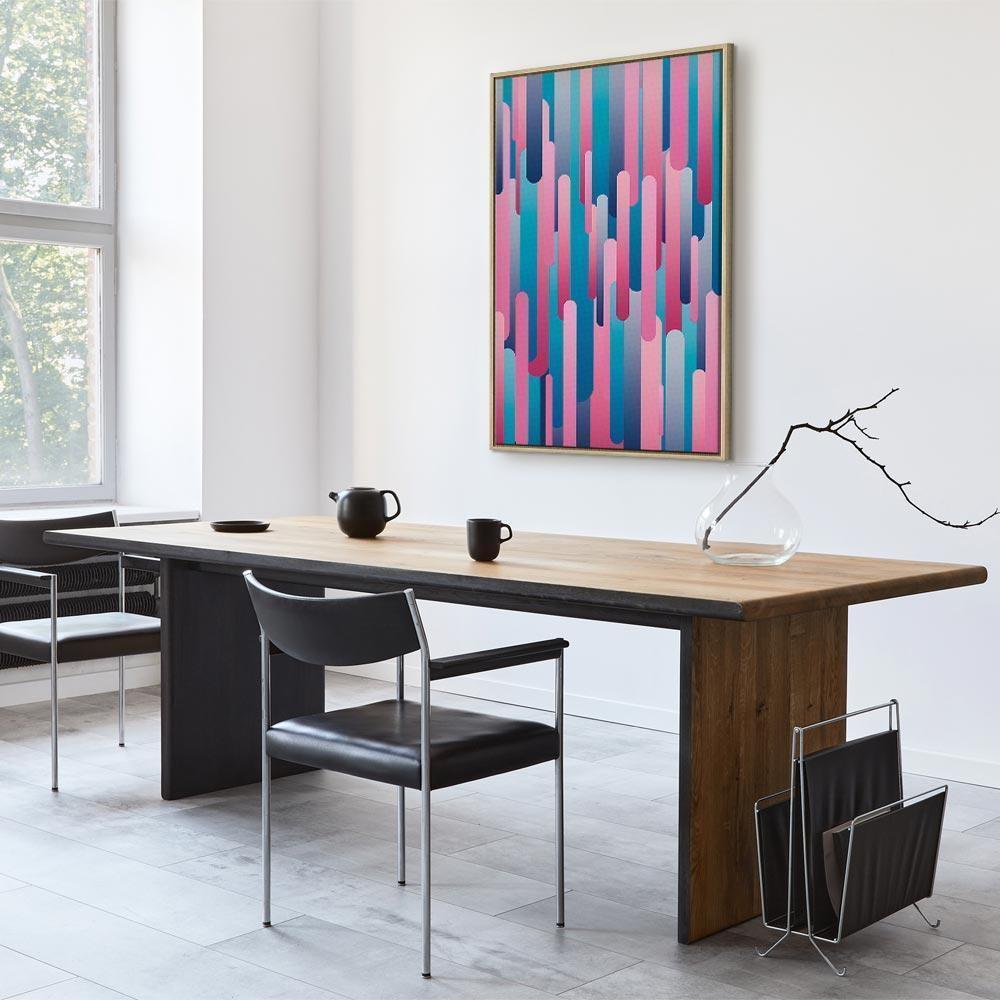 Leinwandbild - Colourful Pistons (1 Part) Vertical