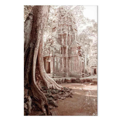Leinwandbild - Ruins of Angkor (1 Part) Vertical