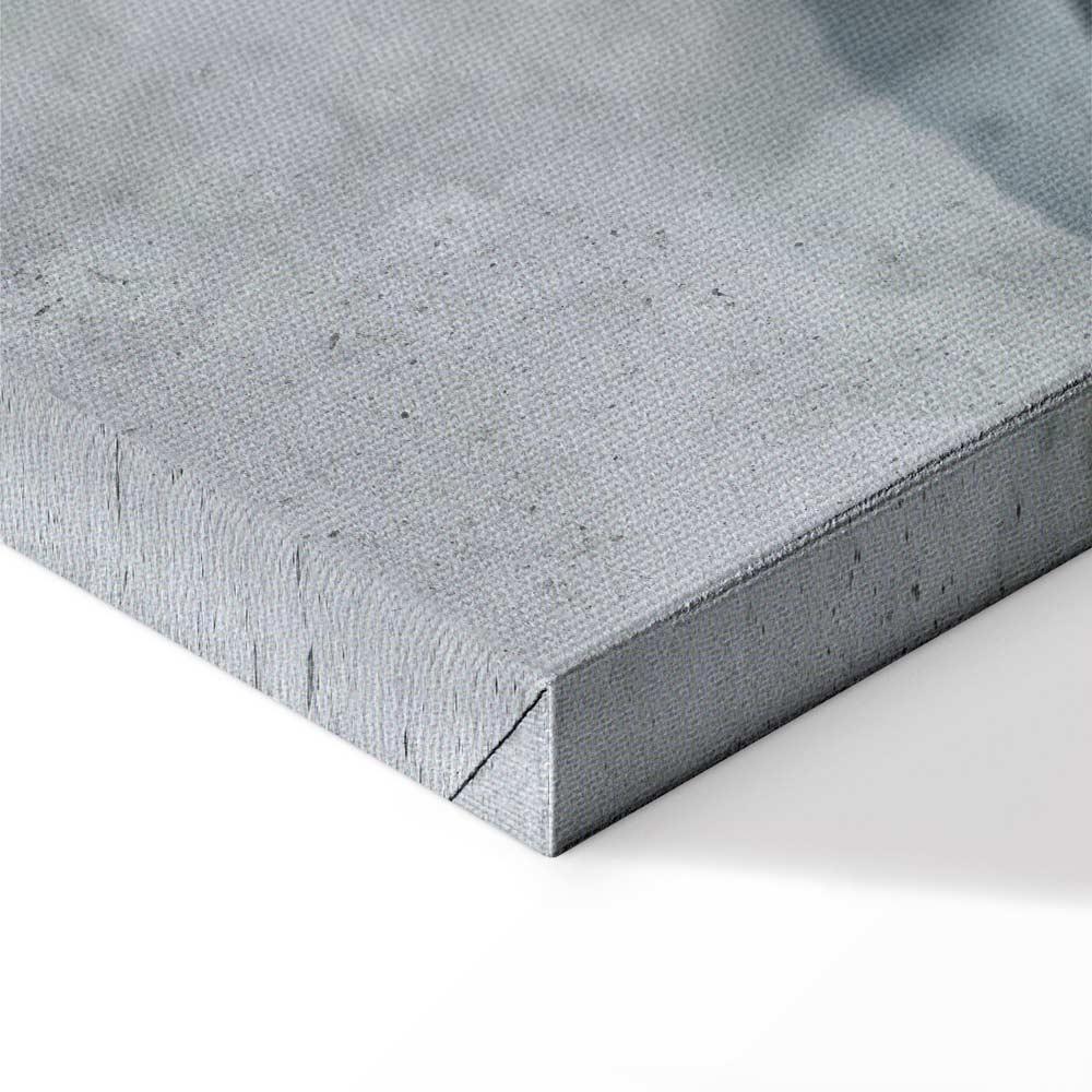 Leinwandbild - Mountain Surface of the Lake (3 Parts)