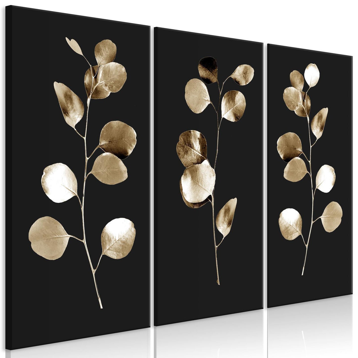 Leinwandbild - Golden Dusk (3 Parts) Artgeist