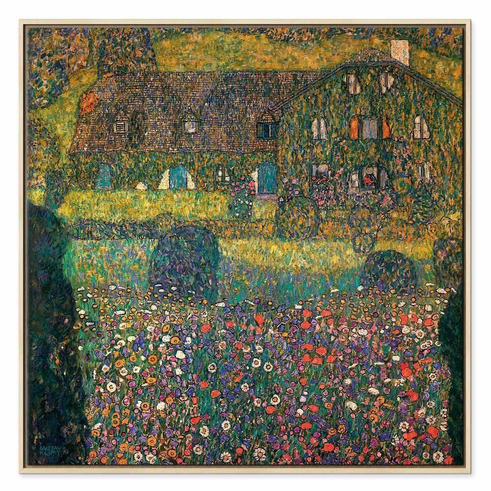 Leinwandbild - Gustav Klimt – Country House on the Attersee Lake