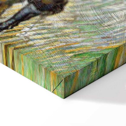 Leinwandbild - Vincent van Gogh – Road with Cypress and Star