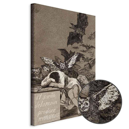 Leinwandbild - Francisco Goya – The Sleep of Reason Produces Monsters
