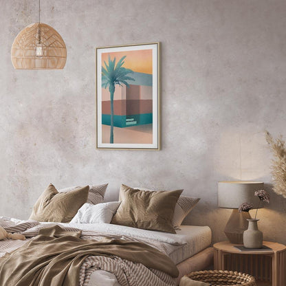 Leinwandbild - Pastel Alley (1 Part) Vertical