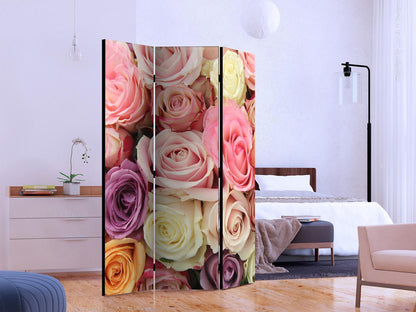 Paravent - Pastel roses Artgeist