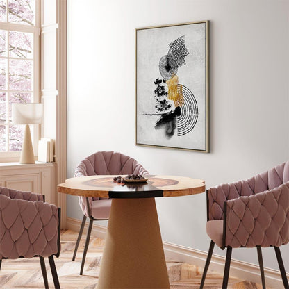 Leinwandbild - Landscape With the Sun (1 Part) Vertical