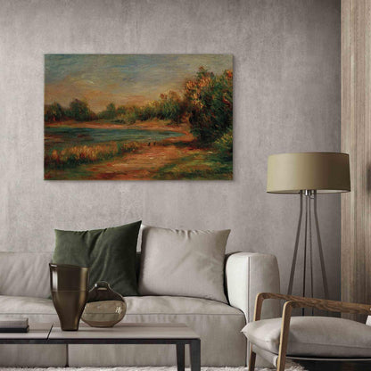 Leinwandbild - Pierre-Auguste Renoir – Paysage à Guernesey