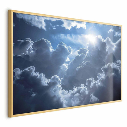 Poster - Lively Scene: The Sun Battling the Clouds