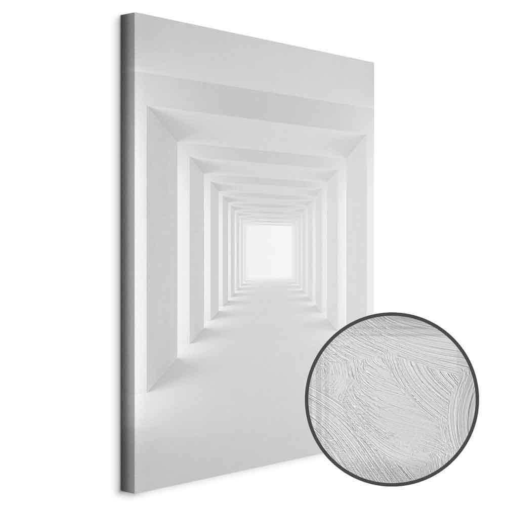 Leinwandbild - Shadow Tunnel (1 Part) Vertical