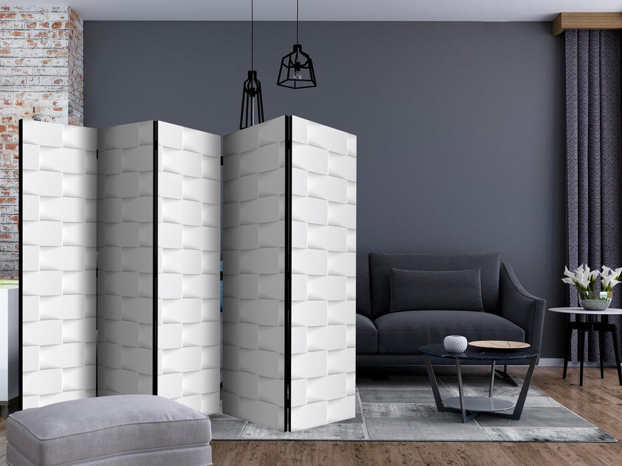 Paravent „Abstraktes Design II“ – 5-teiliger Raumteiler