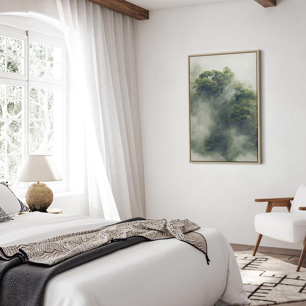 Leinwandbild - Foggy Amazon (1 Part) Vertical