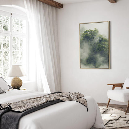 Leinwandbild - Foggy Amazon (1 Part) Vertical