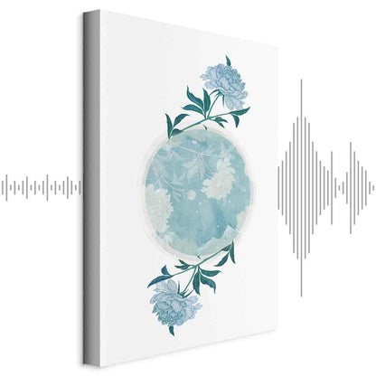 Leinwandbild - Floral Planet (1 Part) Vertical