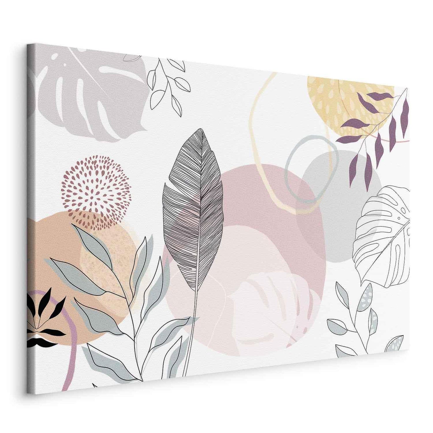 Leinwandbild - Pastel line art