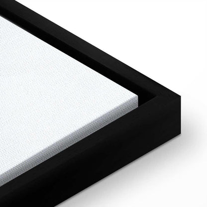 Leinwandbild - Forest in Watercolors (1-part) - Blue Hue Landscape Abstraction