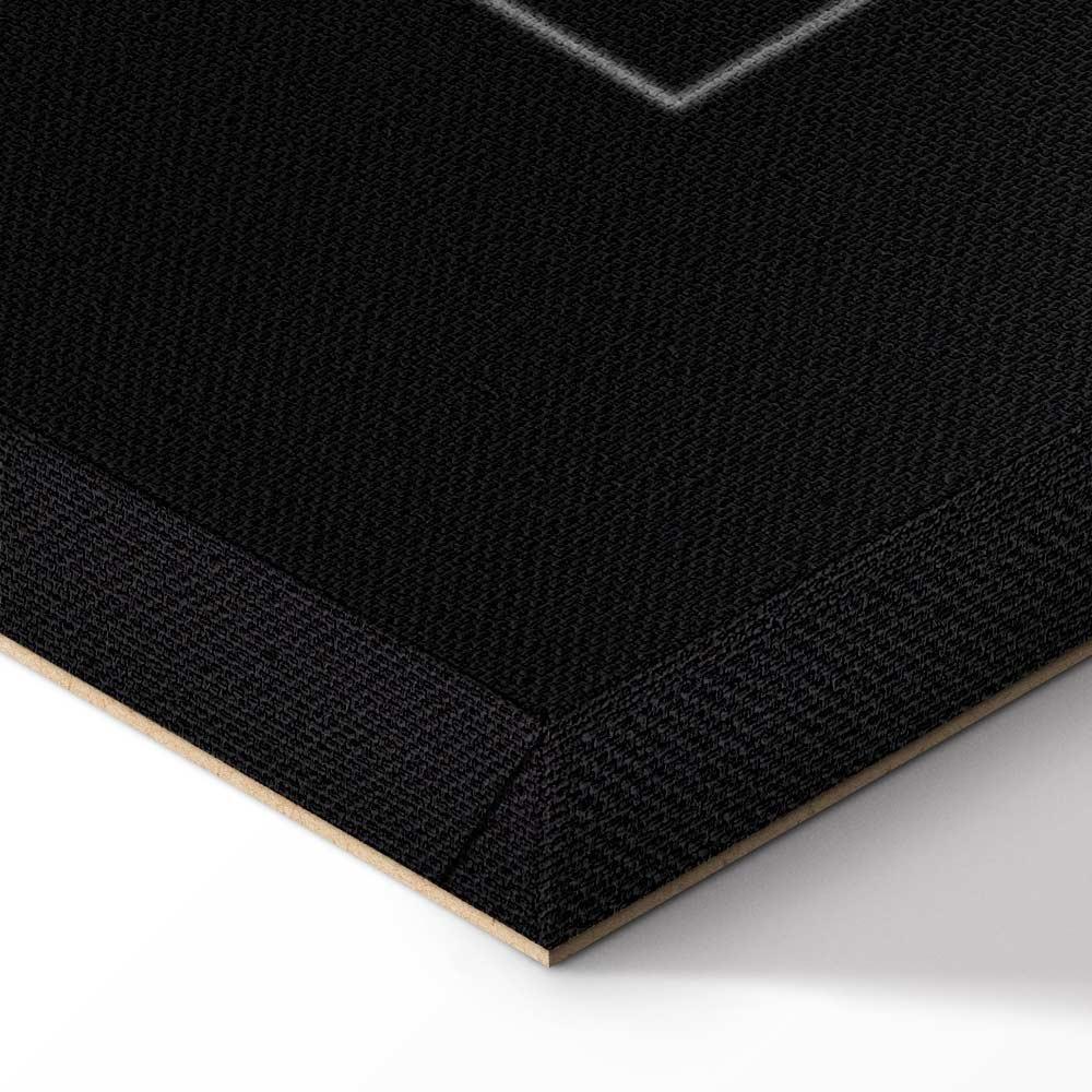 Leinwandbild - Key to Success (1-part) - Black and White English Inscriptions