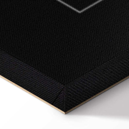 Leinwandbild - Key to Success (1-part) - Black and White English Inscriptions