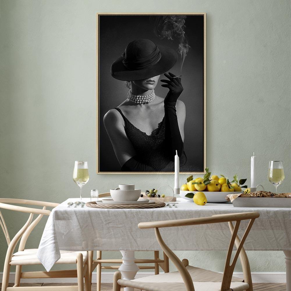 Leinwandbild - Black Elegance (1 Part) Vertical