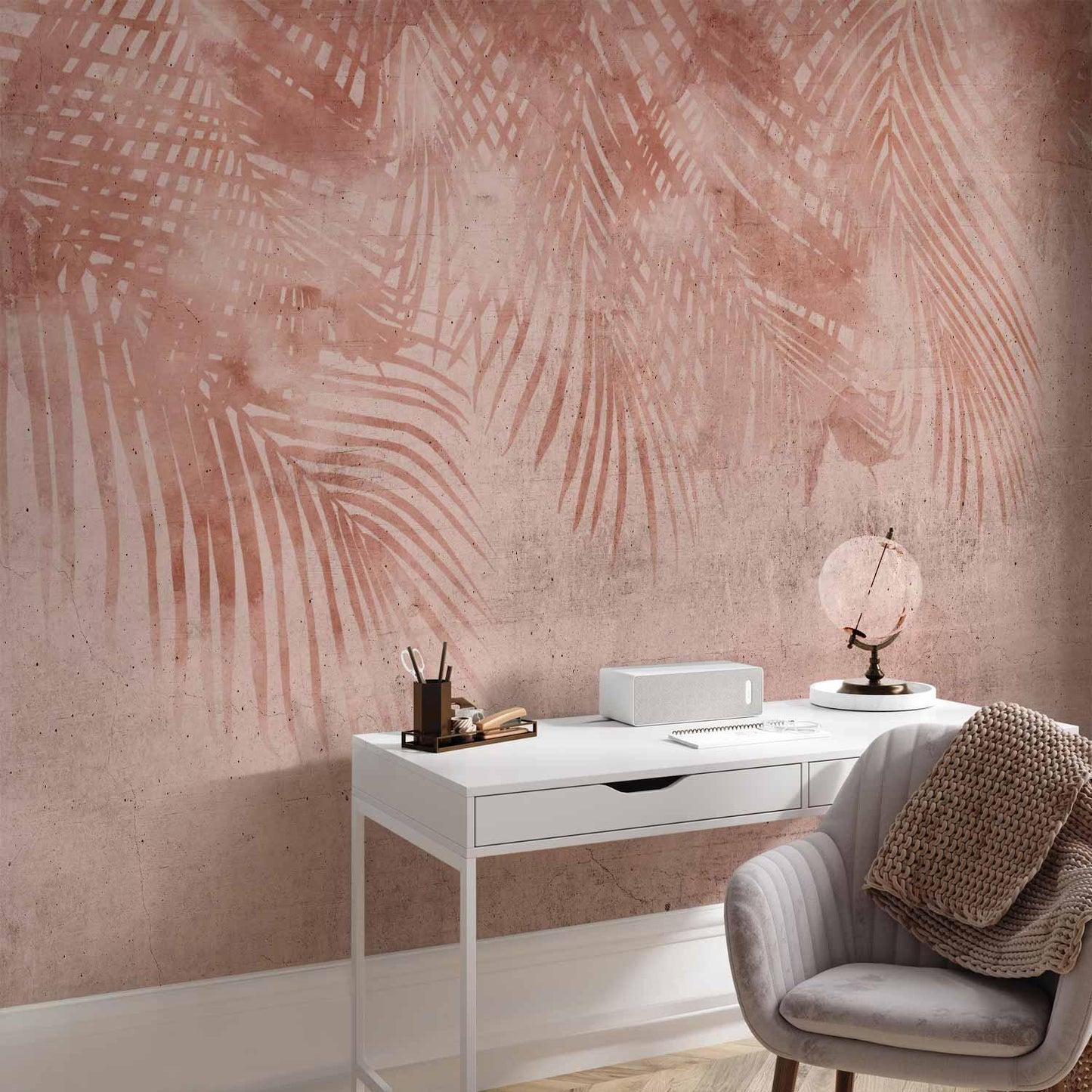 Fototapete - Pink Palm Trees