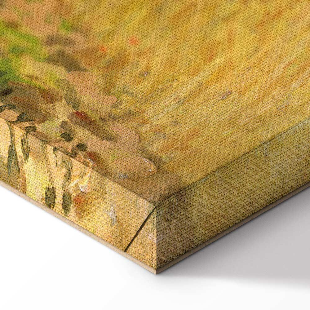 Leinwandbild - Alfred Sisley – Grain fields on the hills of Argenteuil