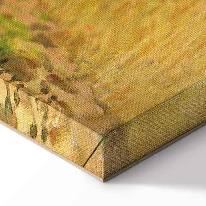 Leinwandbild - Alfred Sisley – Grain fields on the hills of Argenteuil