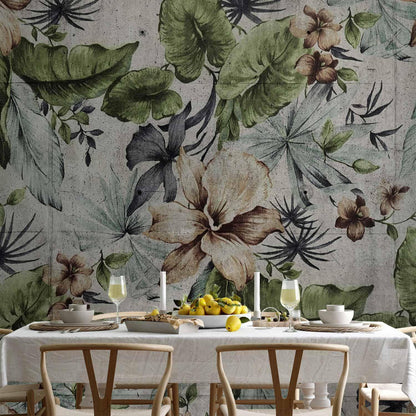 Fototapete - Vegetation of the City - First Variant