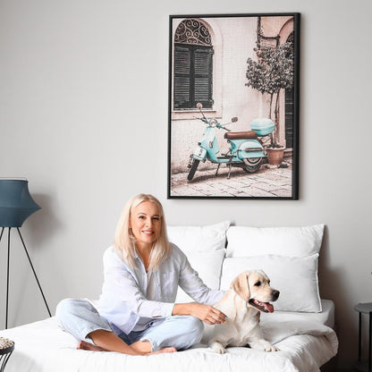 Leinwandbild - Iconic Vespa (1 Part) Vertical