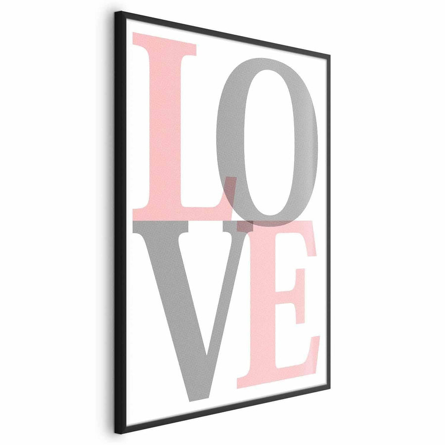 Poster - Gray Love Artgeist