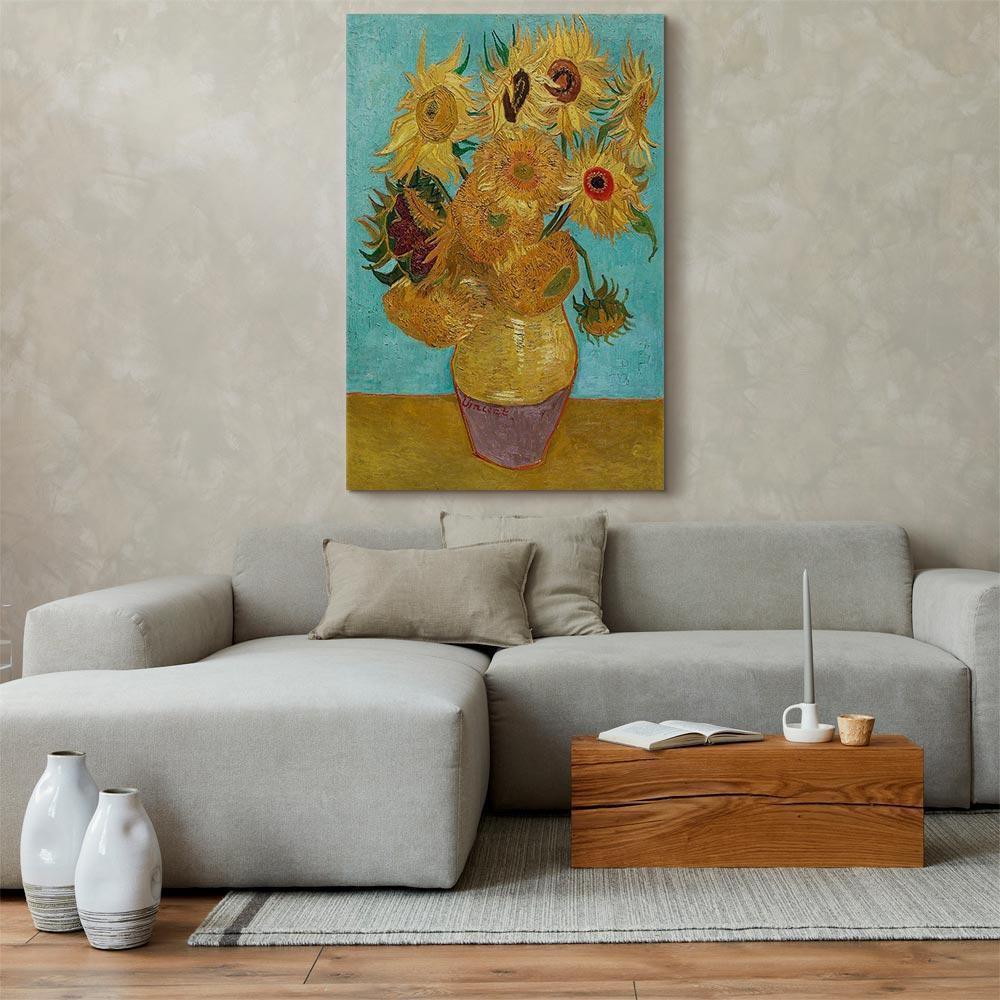 Leinwandbild - Vincent van Gogh – Sunflowers II