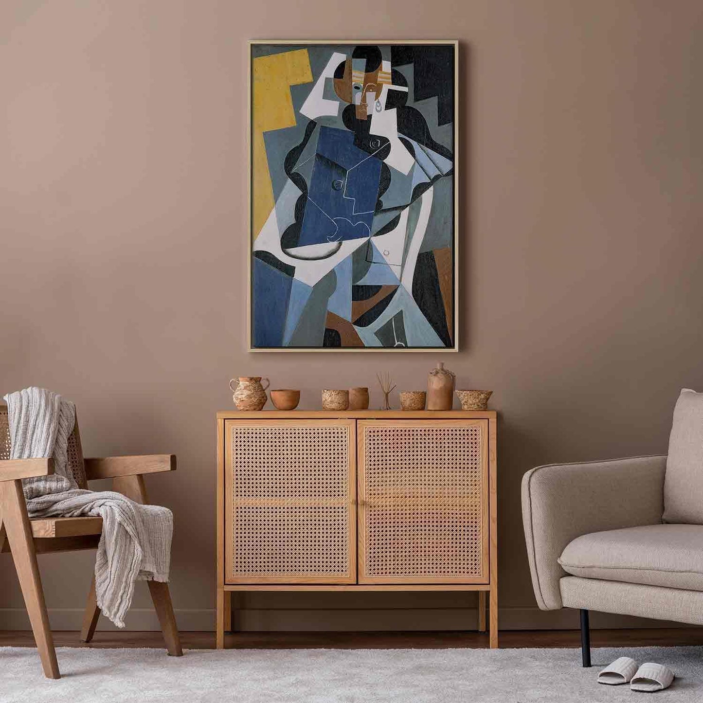 Leinwandbild - Figure of a Woman (Juan Gris) Artgeist