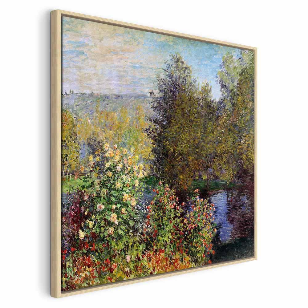 Leinwandbild - Claude Monet – Coin de jardin à Montgeron
