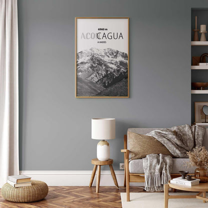 Poster - The majestic peak of Aconcagua mountain crown mountain landscape