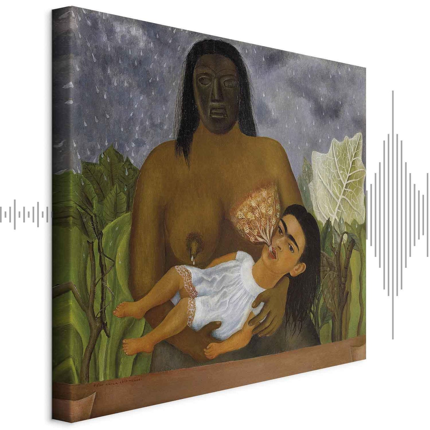 Leinwandbild - Frida Kahlo – My Nurse and I