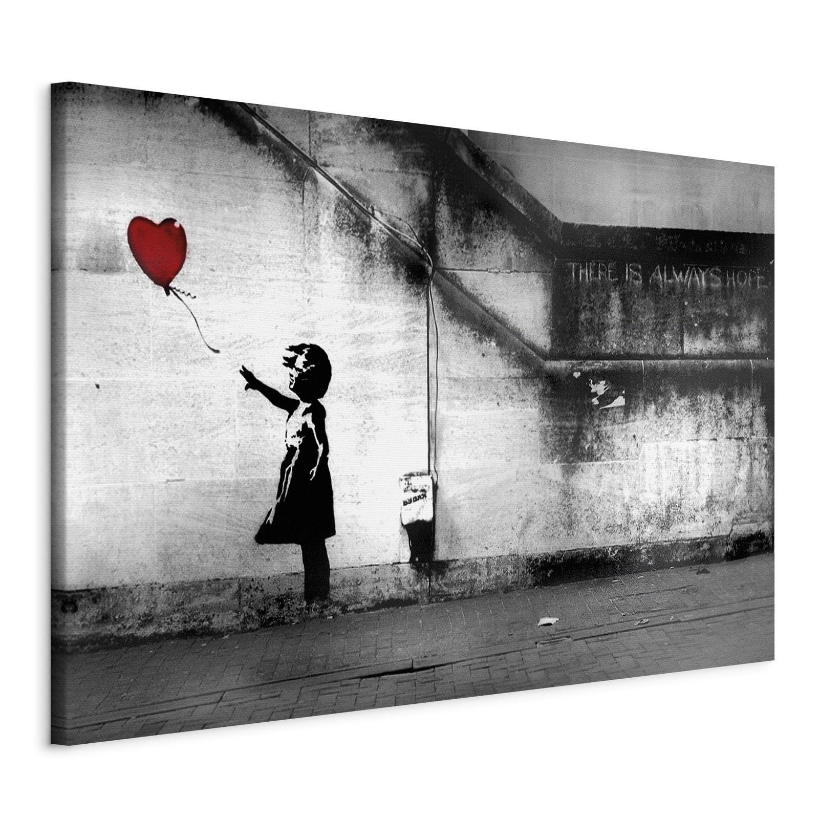 Leinwandbild - hope (Banksy) Artgeist