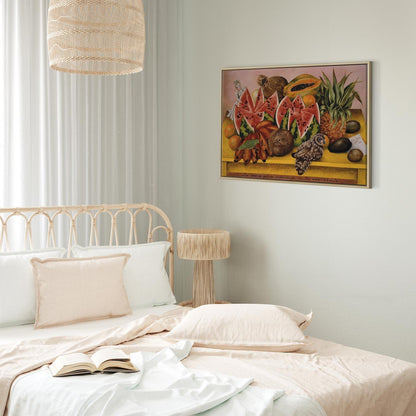 Leinwandbild - Frida Kahlo – A Bride Frightened at the Sight of Life Opened