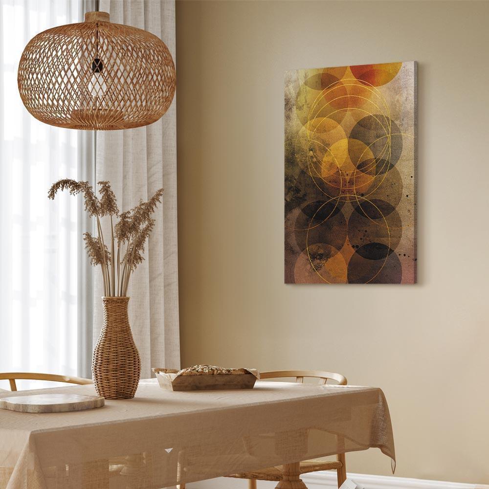 Leinwandbild - Sun Journey (1 Part) Vertical