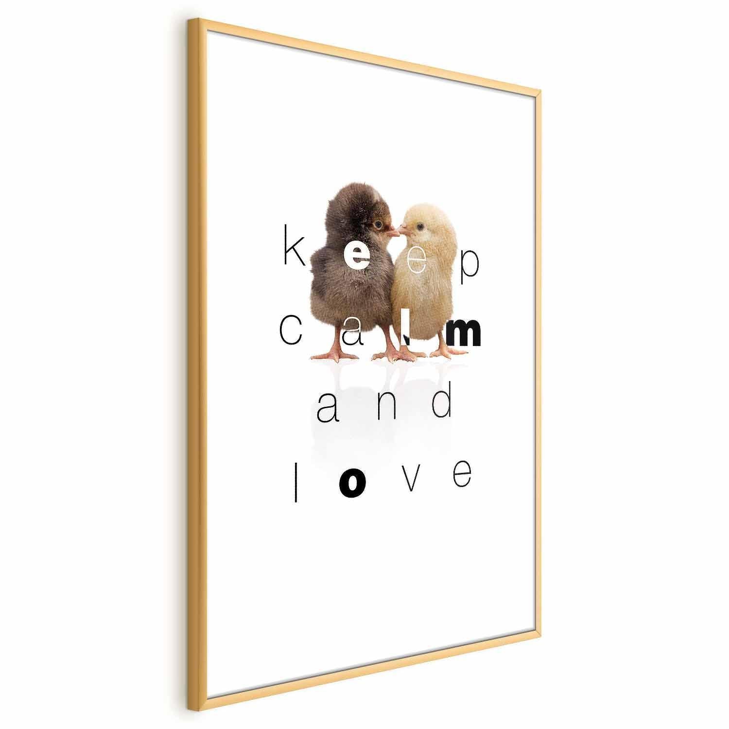 Poster - Keep Calm and Love Artgeist