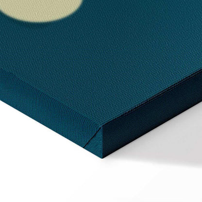 Leinwandbild - Female Tennis Player With a Red Racket on the Court - Graphics